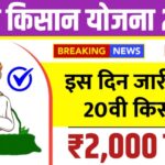 PM Kisan 20th Installment Date 2025